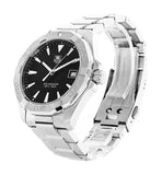  Shop Authentic Tag Heuer Aquaracer Quartz Black Dial Silver Steel Strap Watch for Men - WAY1110.BA0928 - Luxxuri