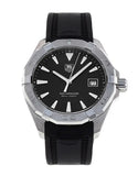  Shop Authentic Tag Heuer Aquaracer Quartz Black Dial Black Rubber Strap Watch for Men - WAY1110.FT8021 - Luxxuri