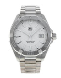  Shop Authentic Tag Heuer Aquaracer Quartz White Dial Silver Steel Strap Watch for Men - WAY1111.BA0928 - Luxxuri