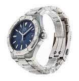  Shop Authentic Tag Heuer Aquaracer Quartz Blue Dial Silver Steel Strap Watch for Men - WAY1112.BA0928 - Luxxuri