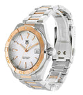  Shop Authentic Tag Heuer Aquaracer Quartz White Dial Silver Strap Watch for Men - WAY1150.BD0911 - Luxxuri