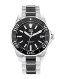  Shop Authentic Tag Heuer Aquaracer Quartz Black Dial Two Tone Steel Strap Watch for Men - WAY131A.BA0913 - Luxxuri