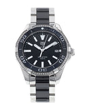  Shop Authentic Tag Heuer Aquaracer Quartz Diamonds Black Dial Two Tone Steel Strap Watch for Women - WAY131G.BA0913 - Luxxuri