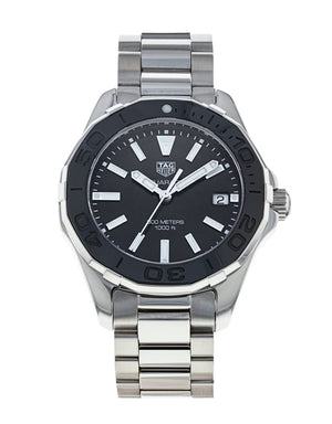  Shop Authentic Tag Heuer Aquaracer Quartz Black Dial Silver Steel Strap Watch for Women - WAY131K.BA0748 - Luxxuri