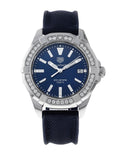 Tag Heuer Aquaracer Quartz Diamonds Blue Dial Blue Nylon Strap Watch for Women - WAY131N.FT6091