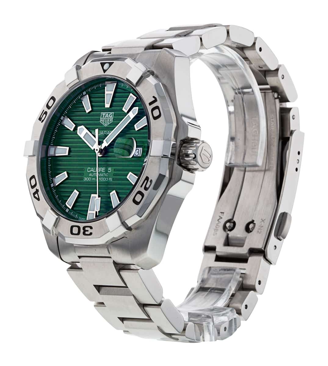 Tag Heuer Aquaracer Green Dial Watch for Men - WAY2015.BA0927