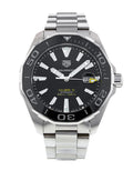  Shop Authentic Tag Heuer Aquaracer Caliber 5 Black Dial Silver Steel Strap Watch for Men - WAY201A .BA0927 - Luxxuri
