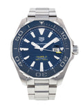  Shop Authentic Tag Heuer Aquaracer Calibre 5 Blue Dial Silver Steel Strap Watch for Men - WAY201B.BA0927 - Luxxuri