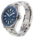  Shop Authentic Tag Heuer Aquaracer Calibre 5 Blue Dial Silver Steel Strap Watch for Men - WAY201B.BA0927 - Luxxuri