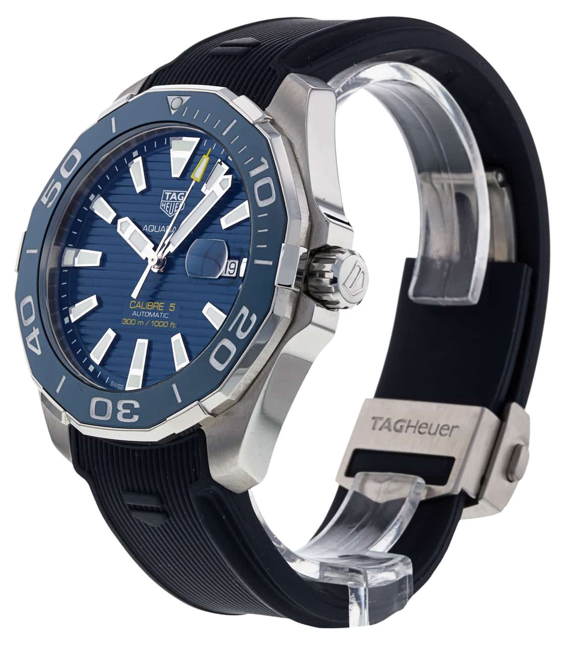  Shop Authentic Tag Heuer Aquaracer Blue Dial Watch for Men - WAY201B.FT6150 - Luxxuri