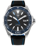  Shop Authentic Tag Heuer Aquaracer Calibre 5 Automatic Black Dial Black Nylon Strap Watch for Men - WAY201C.FC6395 - Luxxuri