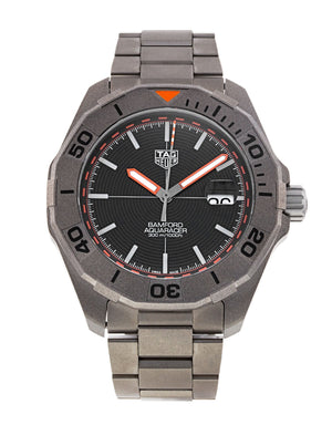  Shop Authentic Tag Heuer Aquaracer Calibre 5 Bamford Limited Edition Black Dial Grey Steel Strap Watch for Men - WAY208C.FC6383 - Luxxuri