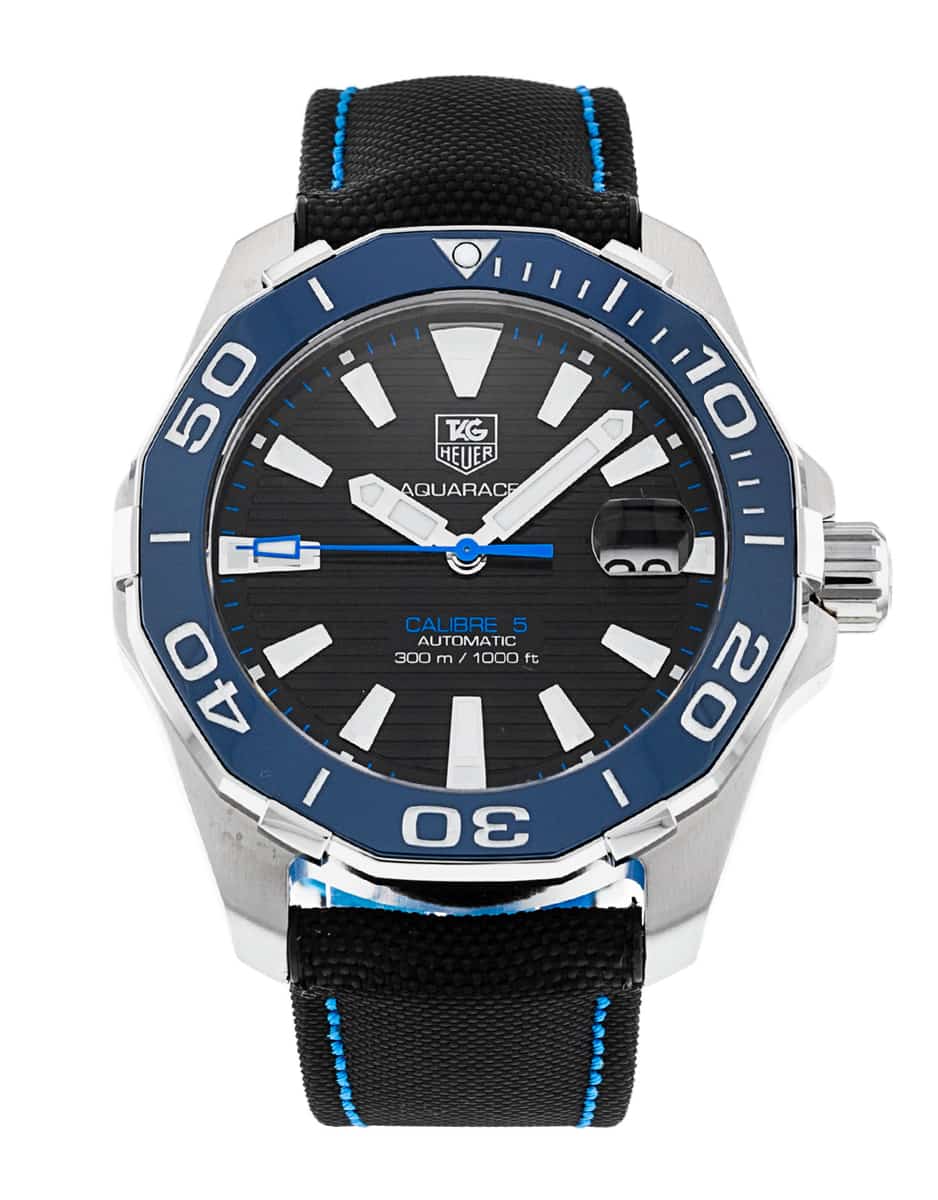 Shop Authentic Tag Heuer Aquaracer Blue Dial Watch for Men - WAY211B.FC6363 - Luxxuri