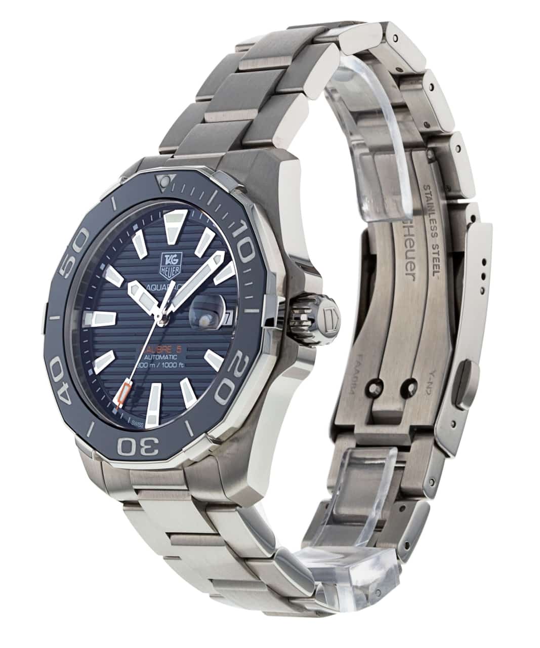  Shop Authentic Tag Heuer Aquaracer Blue Dial Watch for Men - WAY211C.BA0928 - Luxxuri