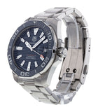  Shop Authentic Tag Heuer Aquaracer Calibre 5 Blue Dial Silver Steel Strap Watch for Men - WAY211C.BA0928 - Luxxuri