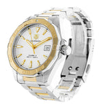  Shop Authentic Tag Heuer Aquaracer Automatic White Dial Two Tone Steel Strap Watch for Men - WAY2151.BD0912 - Luxxuri