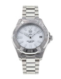  Shop Authentic Tag Heuer Aquaracer White Mother of Pearl Dial Watch for Women - WBD1311.BA0740 - Luxxuri