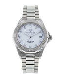  Shop Authentic Tag Heuer Aquaracer White Mother of Pearl Dial Watch for Women - WBD1314.BA0740 - Luxxuri