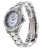  Shop Authentic Tag Heuer Aquaracer Diamonds White Mother of Pearl Dial Silver Steel Strap Watch for Women - WBD1315.BA0740 - Luxxuri