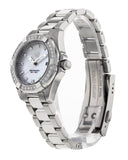  Shop Authentic Tag Heuer Aquaracer Diamonds Mother of Pearl White Dial Silver Steel Strap Watch for Women - WBD1415.BA0741 - Luxxuri