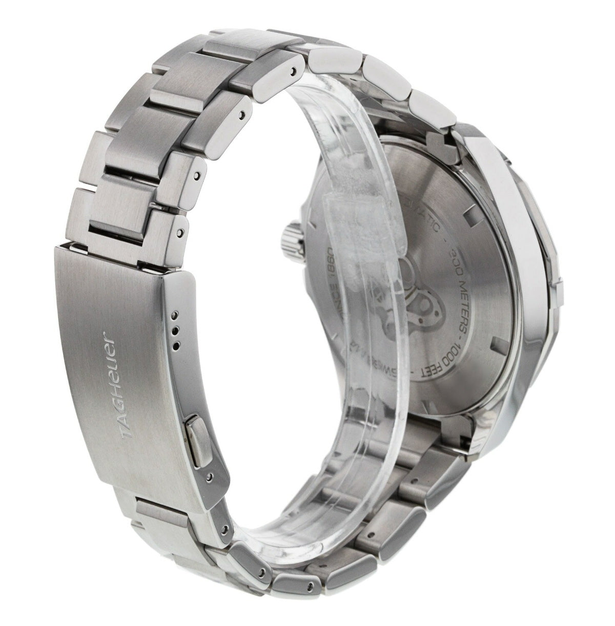  Shop Authentic Tag Heuer Aquaracer Automatic Blue Dial Silver Steel Strap Watch for Men - WBD2112.BA0928 - Luxxuri