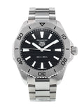  Shop Authentic Tag Heuer Aquaracer Professional 200 Quartz Black Dial Silver Steel Strap Watch for Men - WBP1110.BA0627 - Luxxuri