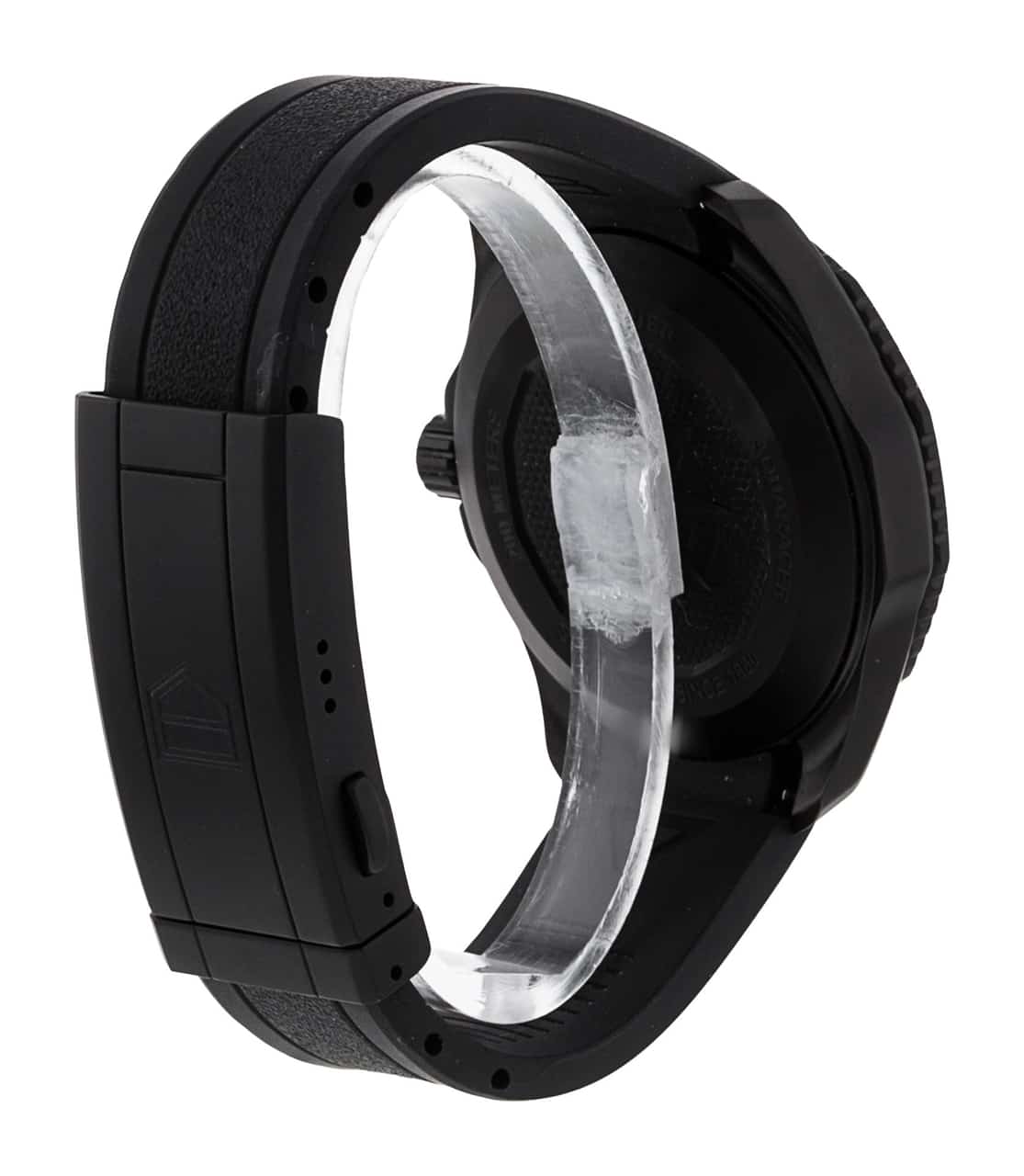  Shop Authentic Tag Heuer Aquaracer Professional 200 Solargraph Quartz Black Dial Black Rubber Strap Watch for Men - WBP1112.FT6199 - Luxxuri