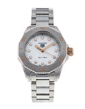  Shop Authentic Tag Heuer Aquaracer Professional 200 Quartz Diamonds White Dial Silver Steel Strap Watch for Women - WBP1450.BA0622 - Luxxuri