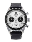  Shop Authentic Tag Heuer Autavia Chronometer Flyback Chronograph Silver Dial Black Leather Strap Watch for Men - CBE511B.FC8279 - Luxxuri