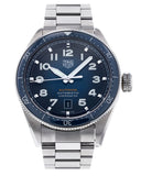  Shop Authentic Tag Heuer Autavia Automatic Blue Dial Silver Steel Strap Watch for Men - WBE5116.EB0173 - Luxxuri