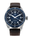  Shop Authentic Tag Heuer Autavia Calibre 5 Automatic Blue Dial Brown Leather Strap Watch for Men - WBE5116.FC8266 - Luxxuri