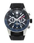  Shop Authentic Tag Heuer Carrera Automatic Chronograph Steel & Ceramic Black Dial Black Rubber Strap Watch for Men - CBG2A1Z.FT6157 - Luxxuri