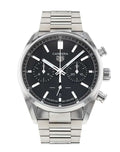  Shop Authentic Tag Heuer Carrera Chronograph Black Dial Silver Steel Strap Watch for Men - CBN2010.BA0642 - Luxxuri