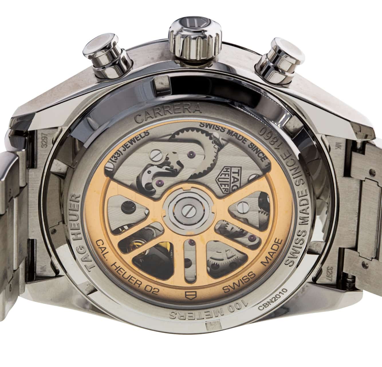  Shop Authentic Tag Heuer Carrera Chronograph Black Dial Silver Steel Strap Watch for Men - CBN2010.BA0642 - Luxxuri