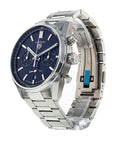  Shop Authentic Tag Heuer Carrera Chronograph Blue Dial Silver Steel Strap Watch for Men - CBN2011.BA0642 - Luxxuri