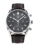  Shop Authentic Tag Heuer Carrera Chronograph Grey Dial Brown Leather Strap Watch for Men - CBN2012.FC6483 - Luxxuri