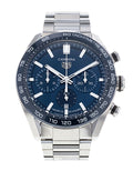  Shop Authentic Tag Heuer Carrera Chronograph Blue Dial Silver Steel Strap Watch for Men - CBN2A1A.BA0643 - Luxxuri