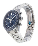  Shop Authentic Tag Heuer Carrera Chronograph Blue Dial Silver Steel Strap Watch for Men - CBN2A1A.BA0643 - Luxxuri