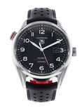  Shop Authentic Tag Heuer Carrera Calibre 5 Drive Timer Black Dial Black Leather Strap Watch for Men - WAR2A10.FC6337 - Luxxuri