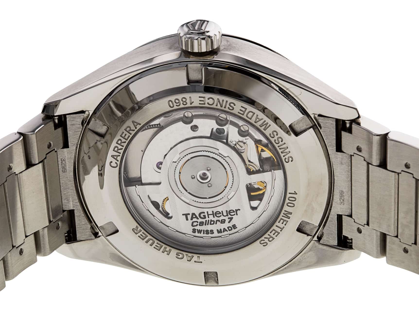 Tag Heuer Carrera Twin Time Blue Dial Silver Steel Strap Watch for Men - WBN201A.BA0640