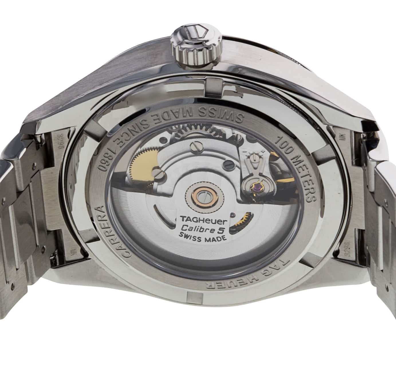  Shop Authentic Tag Heuer Carrera Date Silver Dial Silver Steel Strap Watch for Women - WBN2111.BA0639 - Luxxuri