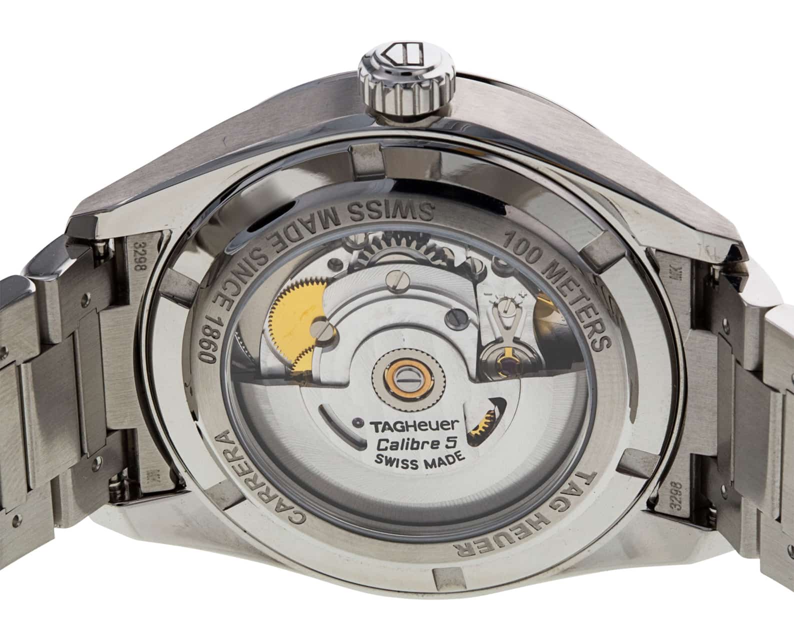  Shop Authentic Tag Heuer Carrera Black Dial Silver Steel Strap Watch for Men - WBN2113.BA0639 - Luxxuri