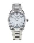  Shop Authentic Tag Heuer Carrera Mother of Pearl Dial Silver Steel Strap Watch for Women - WBN2410.BA0621 - Luxxuri