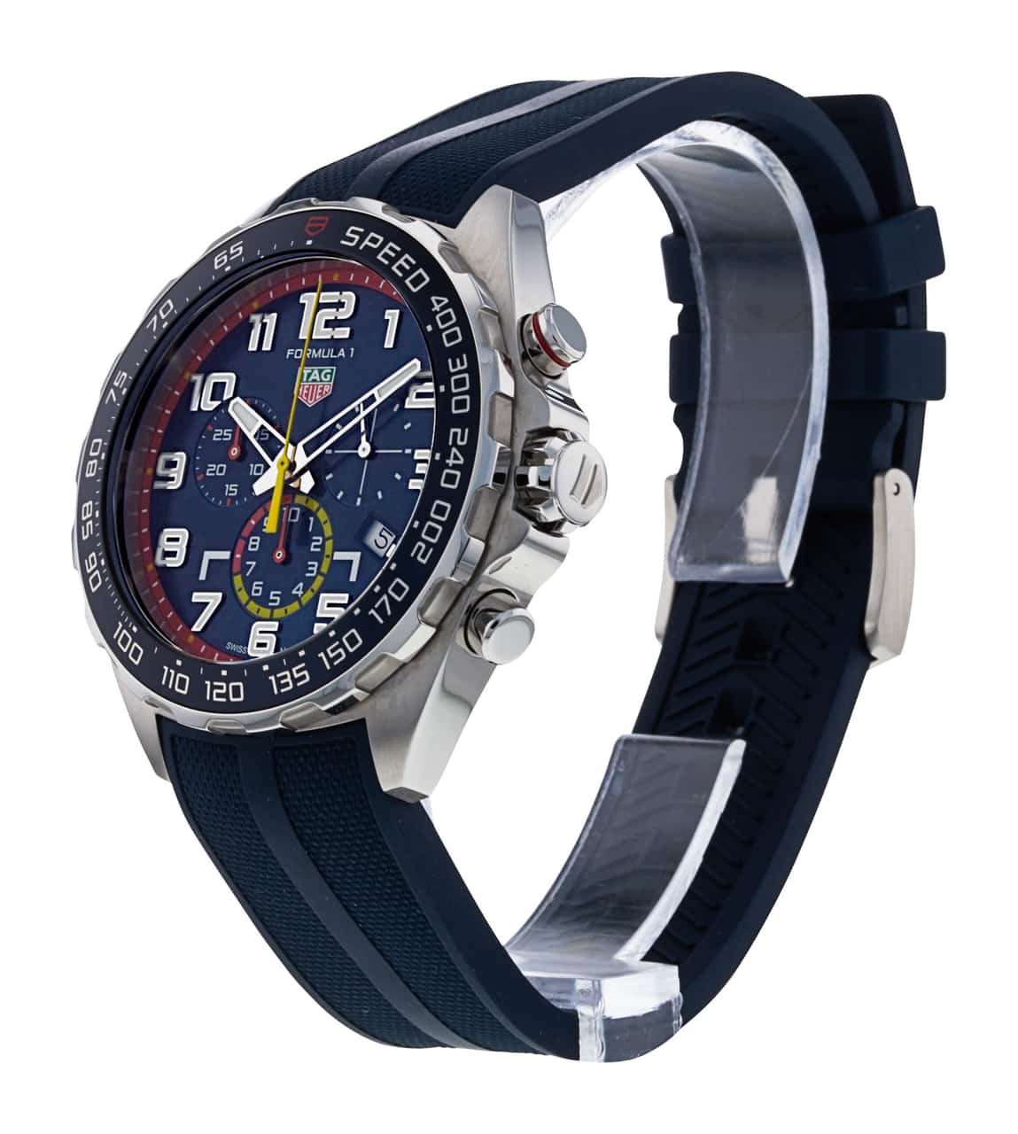 Shop Authentic Tag Heuer Formula 1 Red Bull Racing Chronograph Blue Dial Blue Rubber Strap Watch for Men - CAZ101AL.FT8052 - Luxxuri