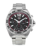  Shop Authentic Tag Heuer Formula 1 Chronograph Black Dial Silver Steel Strap Watch for Men - CAZ101Y.BA0842 - Luxxuri