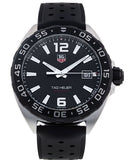  Shop Authentic Tag Heuer Formula 1 Quartz Black Dial Black Rubber Strap Watch for Men - WAZ1110.FT8023 - Luxxuri