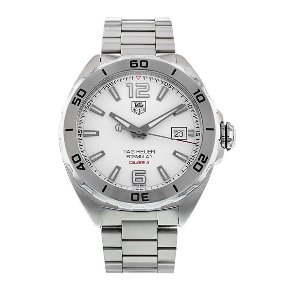  Shop Authentic Tag Heuer Formula 1 White Dial Watch for Men - WAZ2114.BA0875 - Luxxuri