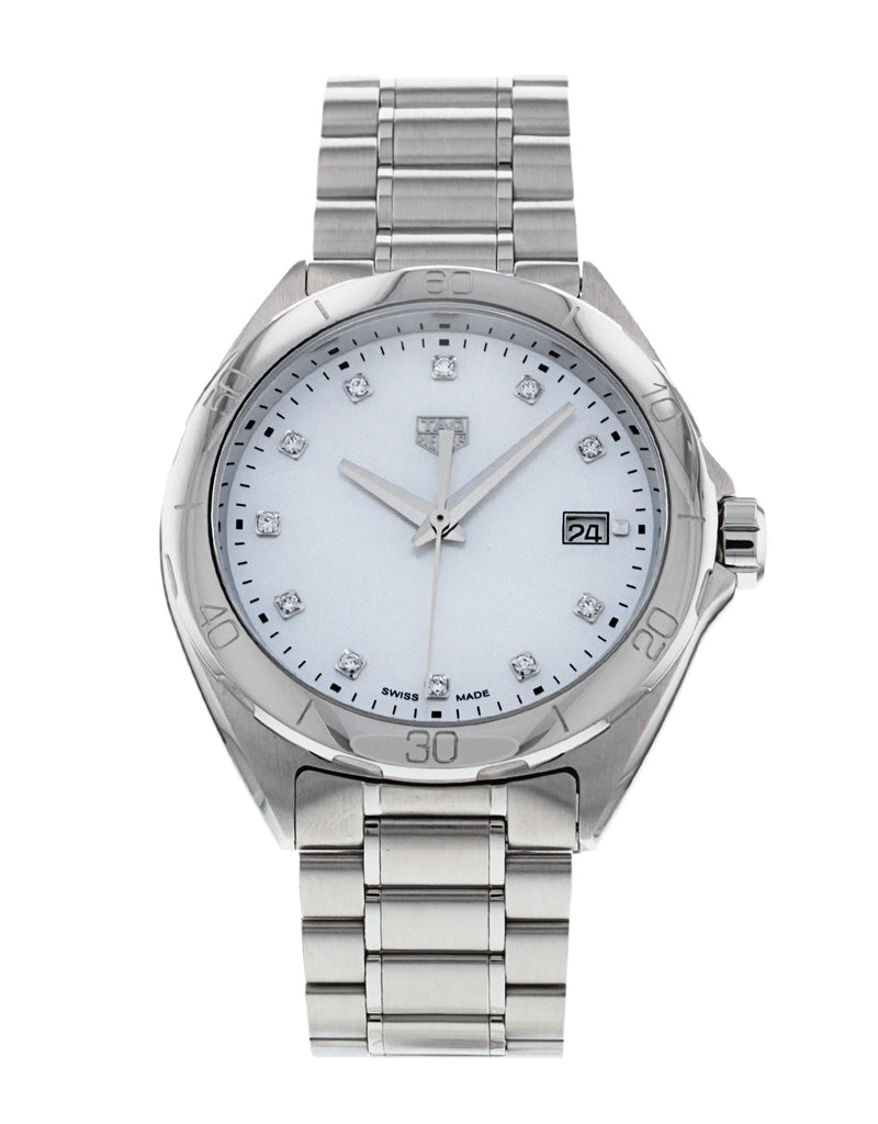  Shop Authentic Tag Heuer Formula 1 Diamonds Mother of Pearl White Dial Watch for Women - WBJ1319.BA0666 - Luxxuri