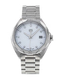  Shop Authentic Tag Heuer Formula 1 White Mother of Pearl Dial Silver Steel Strap Watch for Women - WBJ1319.BA0666 - Luxxuri