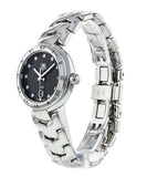  Shop Authentic Tag Heuer Link Quartz Diamonds Black Dial Silver Steel Strap Watch for Women - WAT1410.BA0954 - Luxxuri